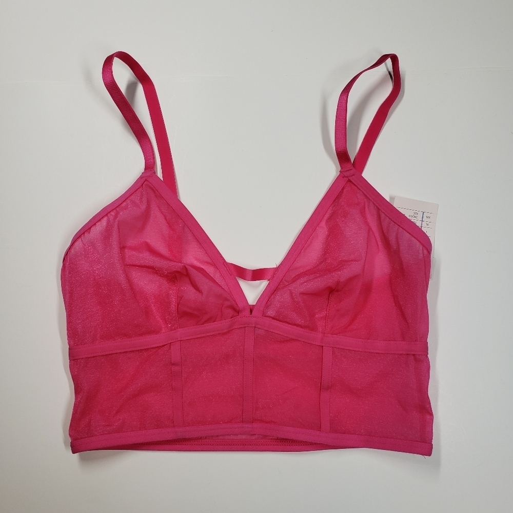 Auden Hot Pink Bralette size small